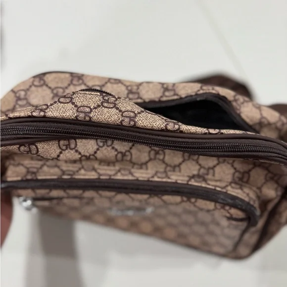 Brown Patterned Messenger Bag - Picture 4 of 4